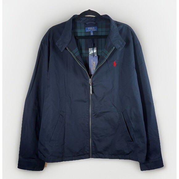 Polo Ralph Lauren Men's Navy Solid Bayport Windbreaker Jacket Size XL - NWT - Picture 1 of 13